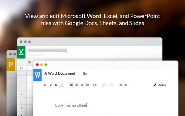 Office Editing (โปรแกรม Office Editing เปิดไฟล์เอกสารออฟฟิศ บน Chrome) : 