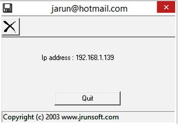 IP Address Check (โปรแกรมดูค่า IP Address ของเครื่องคอมพิวเตอร์) : 