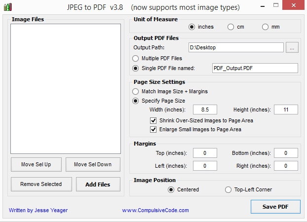 JPEG to PDF (โปรแกรม แปลงไฟล์รูปภาพ เป็น ไฟล์เอกสาร PDF ) : 
