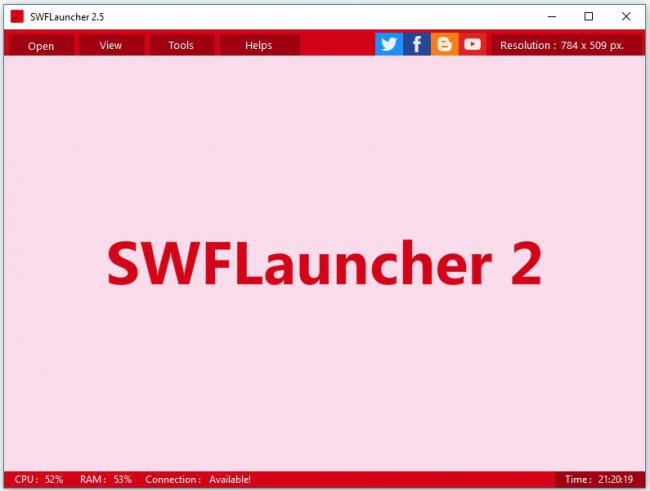SWFLauncher (โปรแกรมเปิดไฟล์ SWF เล่นเกมส์ Flash เปิดแอป ฟรี) : 