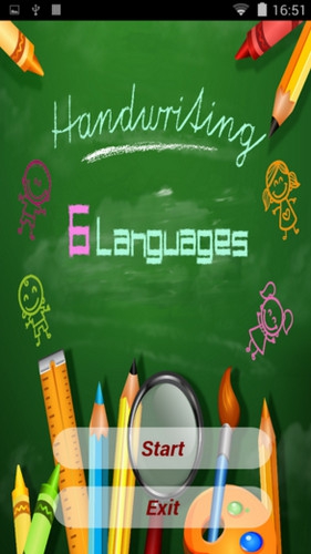 Handwriting 6 Languages (App ฝึกเขียน 6 ภาษา) : 