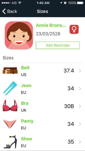 Convert Size Guide (App ดูขนาดเสื้อผ้า เปรียบเทียบไซส์ เครื่องแต่งกาย จากทั่วมุมโลก) : 
