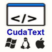 CudaText (โปรแกรม CudaText แก้ไขข้อความ เจ๋งกว่า Notepad) : 