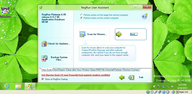 RegRun Reanimator (ลบมัลแวร์ Spyware Adware กำจัด Rootkit) : 