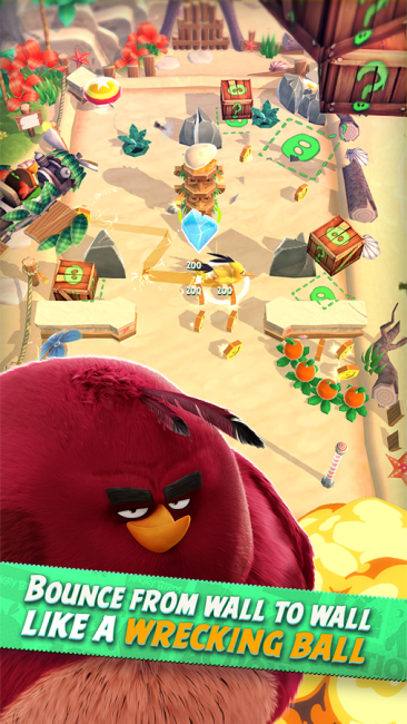 Angry Birds Action (App เกมส์แองกี้เบิร์ดถล่มพินบอล) : 