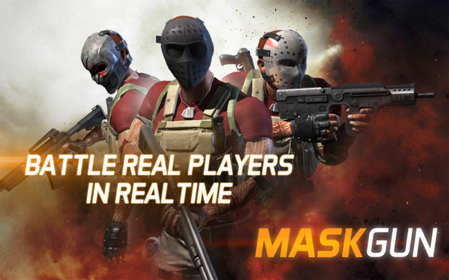 MaskGun (App เกมส์ยิงปืน FPS ออนไลน์บนมือถือ) : 