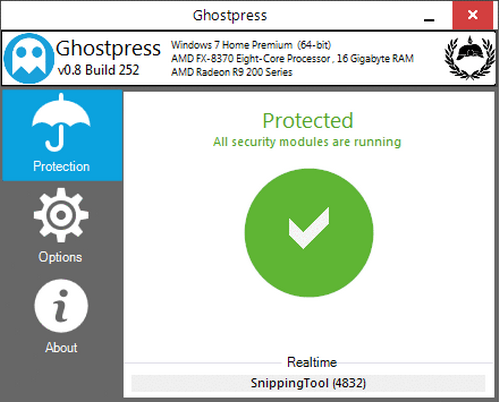 Ghostpress (โปรแกรม Ghostpress ป้องกันการดักจับคีย์ Keylogger ฟรี) : 