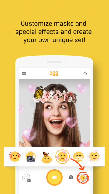 egg (App ถ่ายวิดีโอ Selfie ภาพเคลื่อนไหว น่ารักๆ จาก LINE) : 