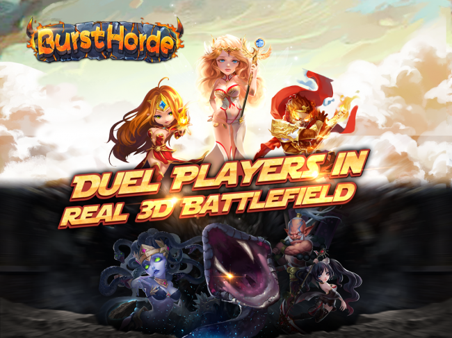 Burst Horde (App เกมส์ต่อสู้ประจัญบานเป็นทีม MOBA) : 