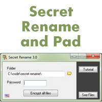 Secret Rename and Pad (เข้ารหัสโฟลเดอร์ Folder และ เข้ารหัสข้อความ ฟรี) : 