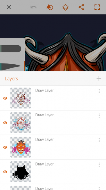 Adobe Illustrator Draw (App วาดรูปเวกเตอร์บนมือถือ) : 