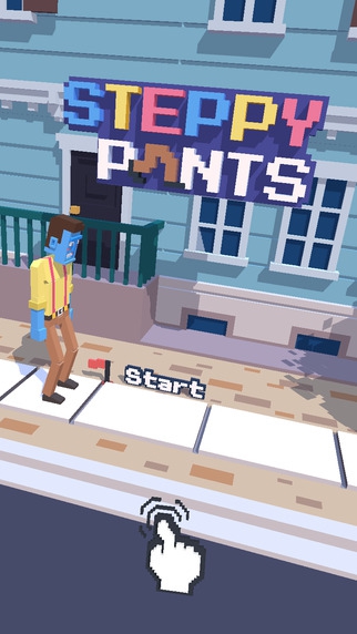 Steppy Pants (App เกมส์เดินห้ามเหยียบเส้น Steppy Pants บนทางเท้า) : 