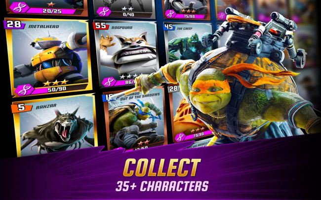 Ninja Turtles Legends (App เกมส์เต่านินจาประจัญบาน) : 