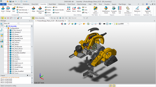 ZW3D (โปรแกรม ZW3D ออกแบบ 3 มิติ ออกแบบเครื่องจักร ออกแบบแม่พิมพ์) : 