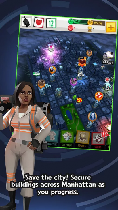 Ghostbusters Slime City (App เกมส์บริษัทกำจัดผี Ghostbusters) : 
