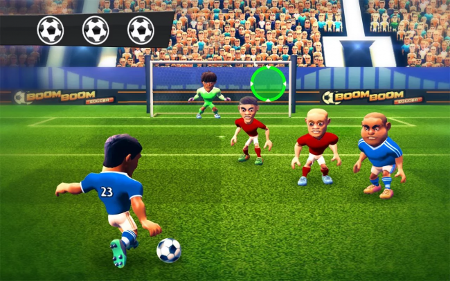Boom Boom Soccer (App เกมส์ฟุตบอลสไตล์มินิเกมส์) : 