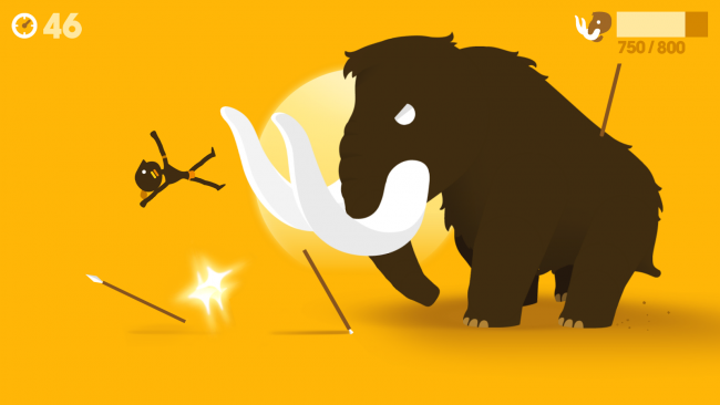Big Hunter (App เกมส์คนป่าล่าช้างแมมมอธกิน) : 