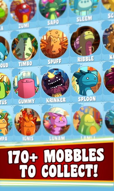 Mobbles (App เกมส์ Mobbles จับมอนสเตอร์บนโลกจริง) : 