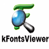 kFontViewer (โปรแกรม kFontViewer ดูรูปแบบฟอนต์ ค้นหา Font ฟรี)