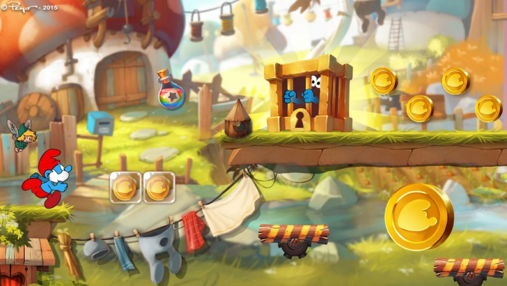 Smurfs Epic Run (App เกมส์สเมิร์ฟน้อย Smurfs Epic Run ตัวสเมิร์ฟวิ่งเก็บเหรียญ) : 