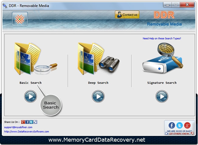 Removable Media Data Recovery (เครื่องมือกู้ไฟล์ กู้ข้อมูล จากอุปกรณ์จัดเก็บข้อมูล USB) : 