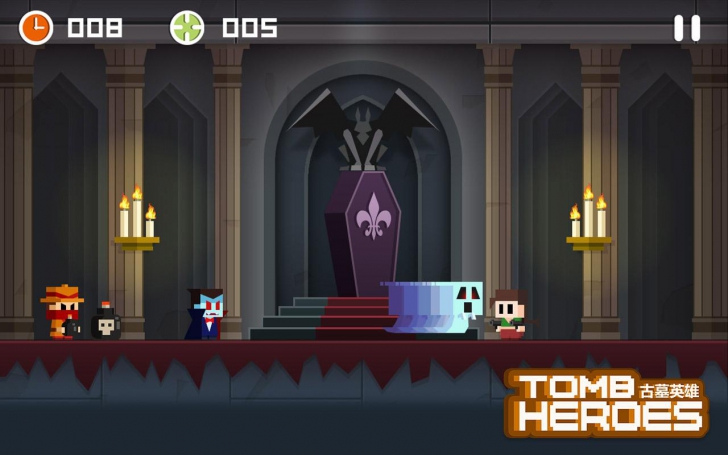 Tomb Heroes (App เกมส์ Tomb Heroes ตามล่าขุมทรัพย์โบราณ) : 