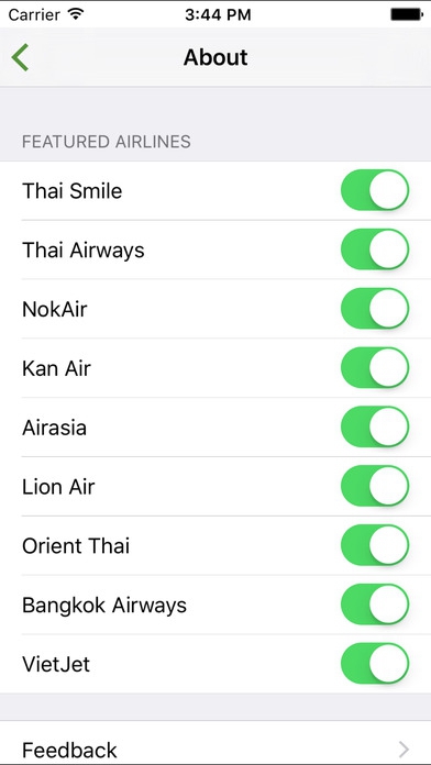 ThaiFlight FREE (App เช็คราคาตั๋วเครื่องบิน ทั่วไทย) : 