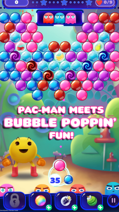 PAC-MAN Pop (App เกมส์ PAC-MAN Pop แพคแมนยิงลูกแก้ว) : 