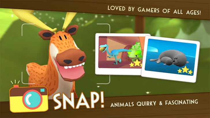 Snapimals (App เกมส์ถ่ายสัตว์น่ารัก บนเกาะพิศวง) : 