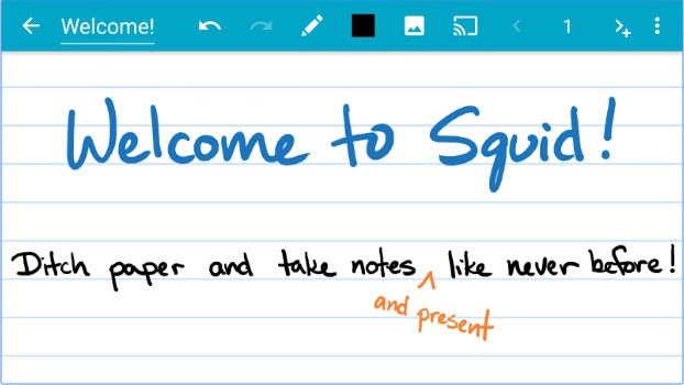 Squid Take Notes (App จดโน้ตใช้งานง่าย) : 