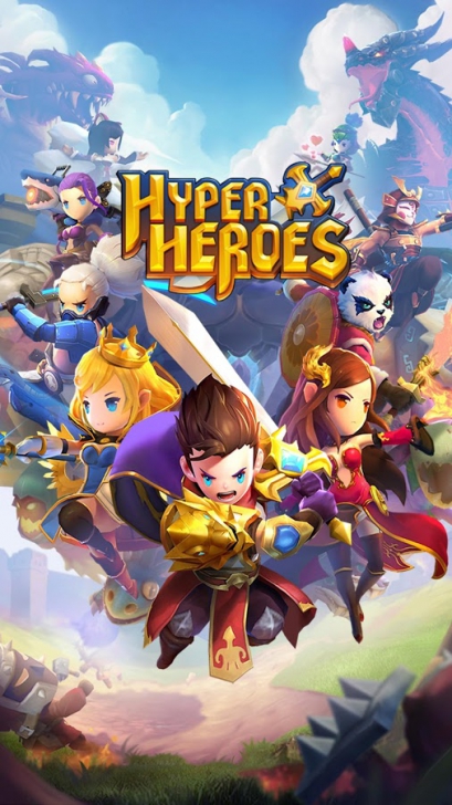 Hyper Heroes (App เกมส์ฮีโร่ Hyper Heroes ดีดตัวต่อสู้ ปราบปีศาจ) : 