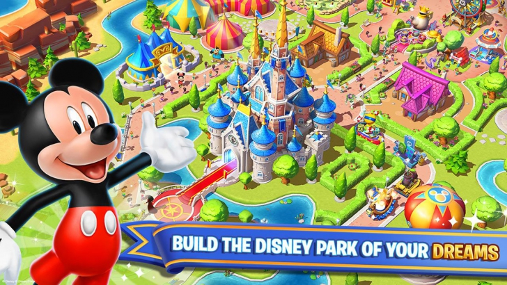 Disney Magic Kingdoms (App เกมส์สร้างสวนสนุกดิสนีย์) : 