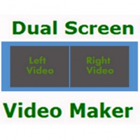 Dual Screen Video Maker (โปรแกรมเปรียบเทียบ และ รวมวิดีโอ 2 หน้าจอ)