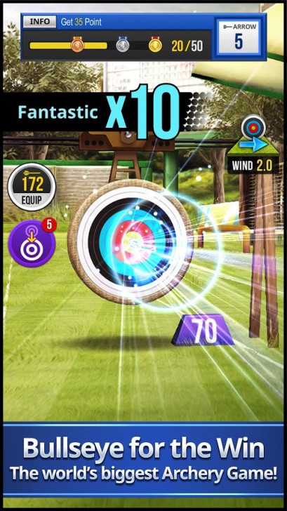 Archery King (App เกมส์กีฬายิงธนู แข่งกับผู้เล่นทั่วโลก) : 