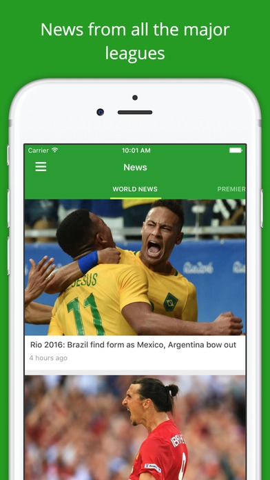 Soccer Scores (App ติดตามผลฟุตบอลสด Soccer Scores ดูผลบอลสด ฟรี) : 