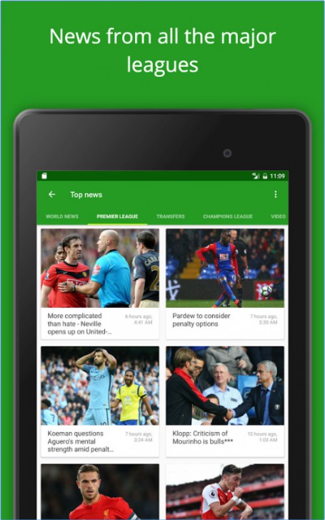 Soccer Scores (App ติดตามผลฟุตบอลสด Soccer Scores ดูผลบอลสด ฟรี) : 