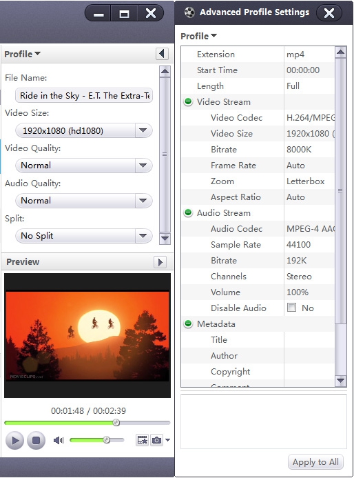 Xilisoft HD Video Converter (โปรแกรม Xilisoft HD Video Converter แปลงไฟล์วิดีโอ HD) : 