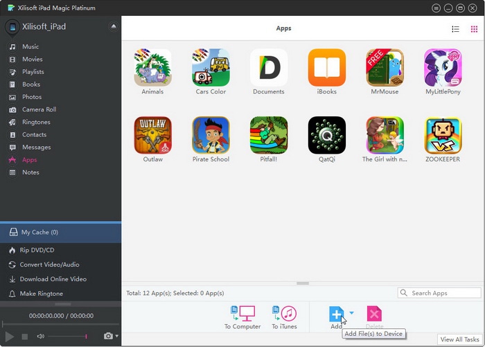 Xilisoft iPad Magic Platinum (โปรแกรม Xilisoft iPad Magic Platinum ถ่ายโอนไฟล์ iPad) : 