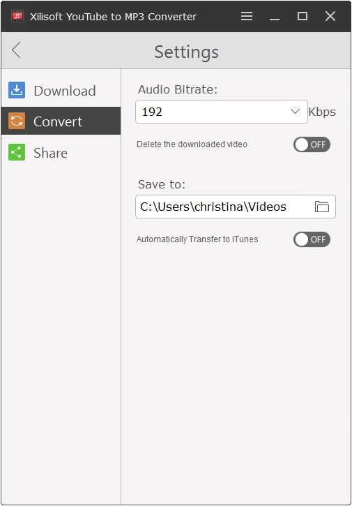 Xilisoft YouTube to MP3 Converter (โปรแกรมโหลด Youtube เป็น MP3 ฟรี) : 