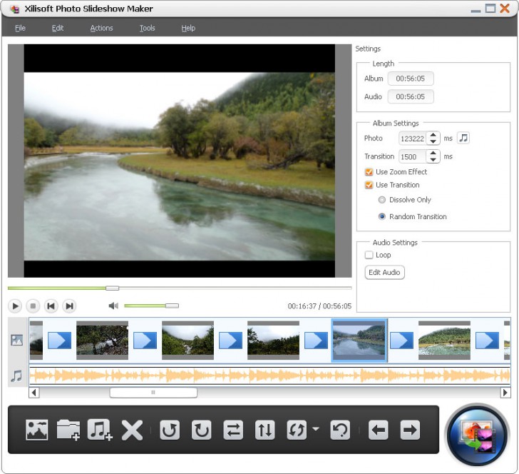 Xilisoft Photo Slideshow Maker (โปรแกรม Photo Slideshow Maker สร้างสไลด์โชว์) : 