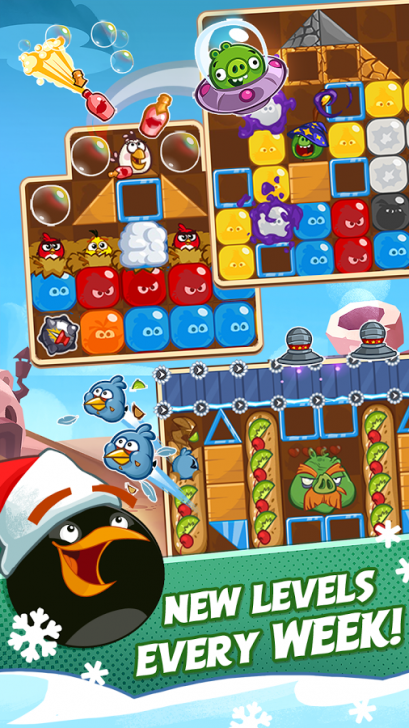 Angry Birds Blast (App เกมส์ Angry Birds Blast นกกริ้วระเบิดลูกโป่ง) : 