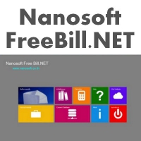 Nanosoft Free Bill.NET (โปรแกรม พิมพ์ใบเสร็จ ใบส่งของ ใบกำกับภาษี บิลเงินสด ฟรี)