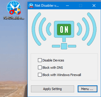 NetDisabler (โปรแกรม NetDisabler ปิดการใช้งาน ฟังก์ชั่นเน็ตเวิร์ค ต่างๆ บนคอม) : 