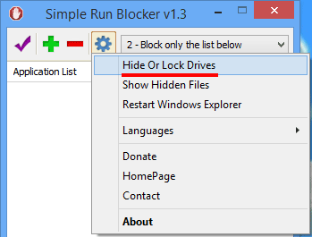 Simple Run Blocker (โปรแกรม Simple Run Blocker บล็อกโปรแกรม ที่ต้องการฟรี) : 