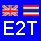 E2T (โปรแกรมแปลงตัวอักษร ภาษาอังกฤษ เป็น ภาษาไทย) : 
