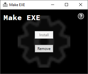 Make-EXE (โปรแกรม Make-EXE สร้างไฟล์ EXE จาก Script) : 
