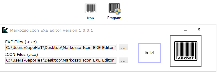 Markozso Icon EXE Editor (โปรแกรม Icon EXE Editor เปลี่ยนไอคอนไฟล์ EXE) : 