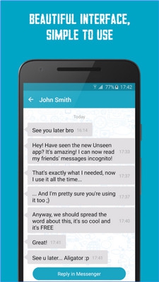 Unseen No Last Seen (App อ่านแชทแบบไม่ให้คนอื่นรู้ว่าอ่านแล้ว) : 