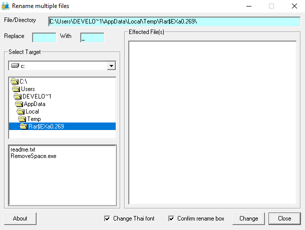 File Folder Renamer (โปรแกรม File Folder Renamer เปลี่ยนชื่อไฟล์จำนวนมาก ฟรี) : 