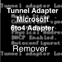 Tunnel Adapter Microsoft 6to4 Adapter Remover (โปรแกรมลบ 6to4 Adapter ฟรี)